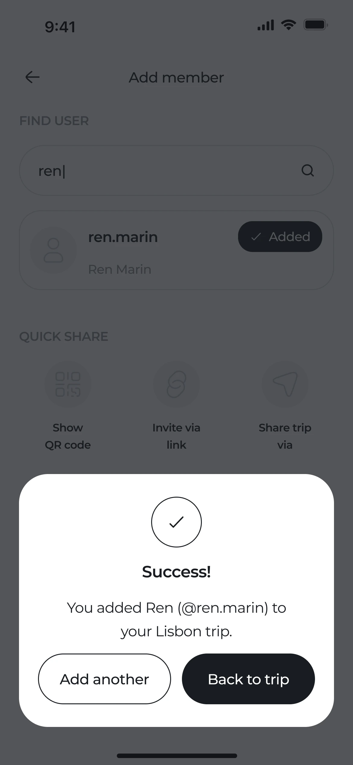 Members: Member added