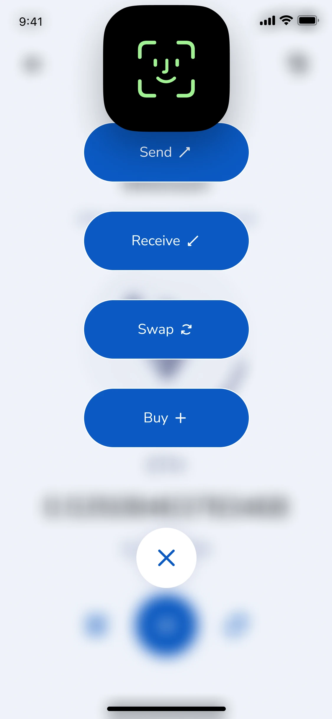 Send: Send, receive, swap or buy